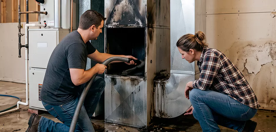 Fire and Flood Duct Restoration in Union, NJ