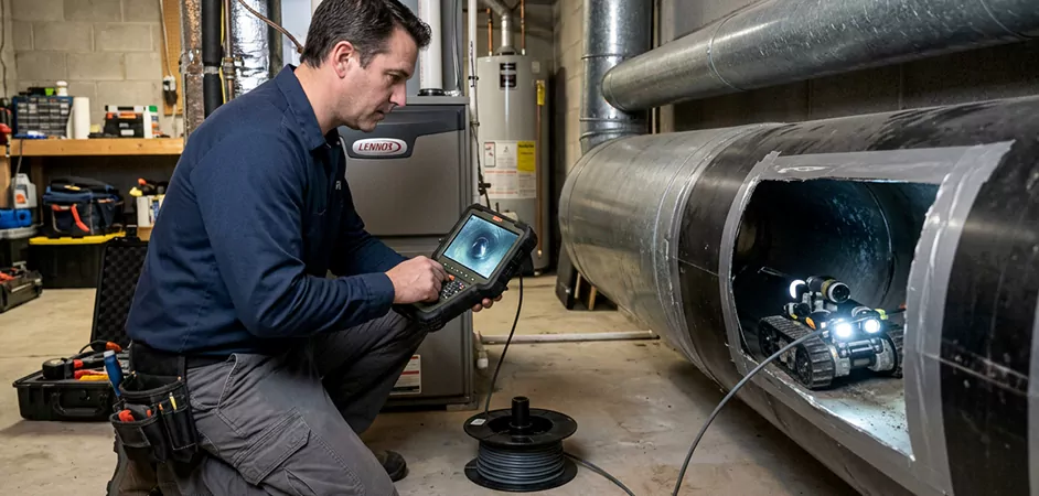Robotic Duct Inspection in Union, NJ