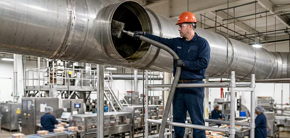 Food Processing Facility Duct Cleaning in Union