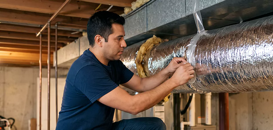 Duct Insulation Upgrade in Union