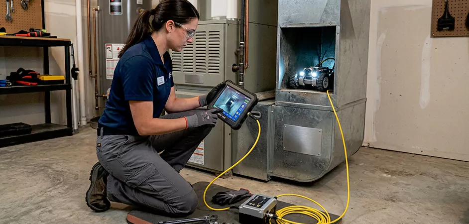 Robotic Duct Inspection in Union